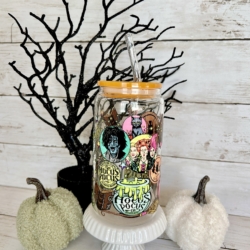 Hocus Pocus Cup with lid & straw 16oz