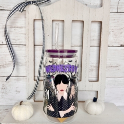 Wednesday – Glass Tumbler Cup