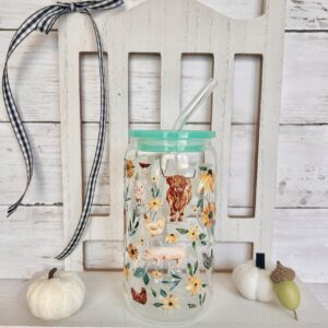 Farmland Friends - Glass Tumbler Cup