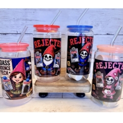 Evidence Tech Life – Glass Tumbler Cup with Straw