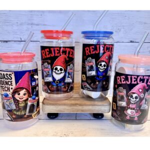 Evidence Tech Life - Glass Tumbler Cup with Straw